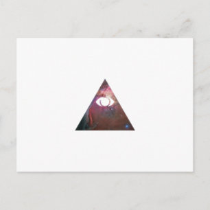 Cartão Postal Illuminati Eye