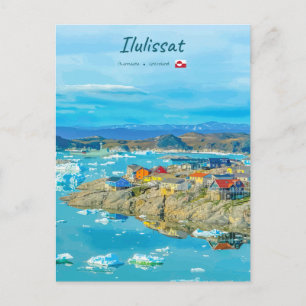 Cartão Postal Ilulissat, Groenlândia - Cidade dos Icebergs