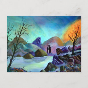 Cartão Postal Iluminação estranha - Luzes estranhas