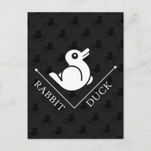Cartão Postal Ilusão do Coelho Pato