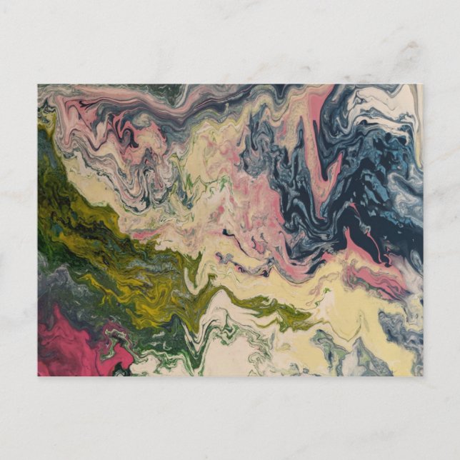 Cartão Postal Ilusão n.o 1 Alfa - Corante Acrílico (Frente)