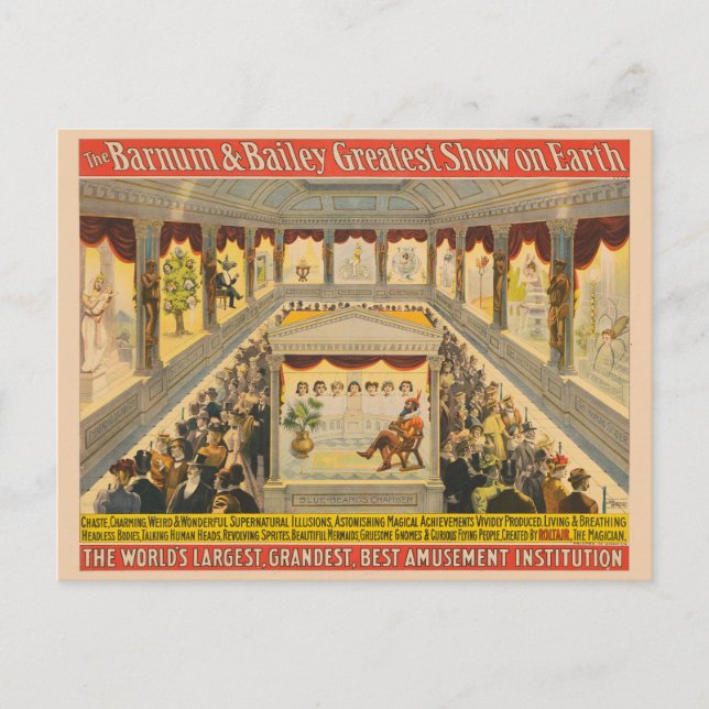 Cartão Postal Ilusões sobrenaturais estranhas e maravilhosas no  (Frente)