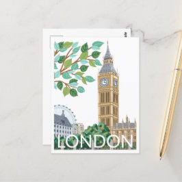 Cartão Postal Ilustração Big Ben London
