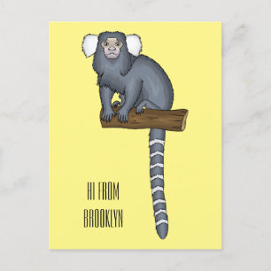 Cartão Postal Ilustração comum de desenho animado