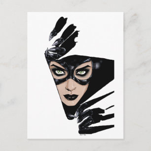 Cartão Postal Ilustração da Capa Catwoman: As Garras Estão Fora
