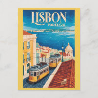Ilustração da paisagem urbana de Lisboa Portugal A
