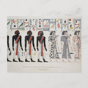 Cartão Postal Ilustração das Túmulas dos Reis em