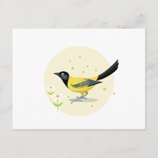 Cartão Postal Ilustração de aves