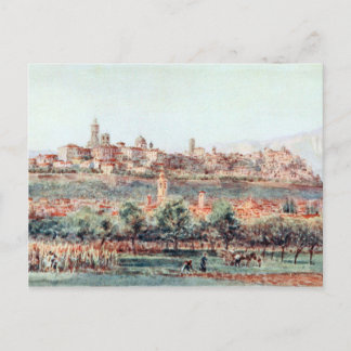 Cartão Postal Ilustração de Bérgamo, Itália