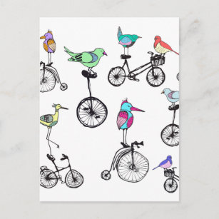 Cartão Postal Ilustração de Bird
