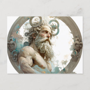 Cartão Postal Ilustração de Cartão-Postal Zeus