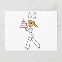 Ilustração de Chef de Menina Única
