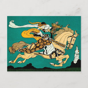 Cartão Postal Ilustração de conto