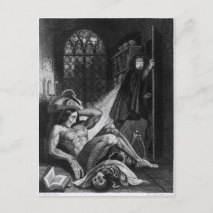 Cartão Postal Ilustração 'de Frankenstein
