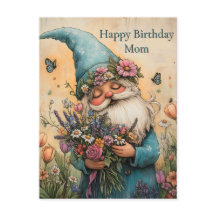 Ilustração de Gnomo de Flor Personalizável