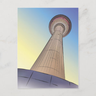 Cartão Postal Ilustração de Torre Calgary