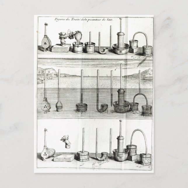 Cartão Postal Ilustração de "Traite de la Pesanteur de (Frente)