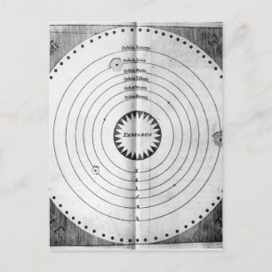 Cartão Postal Ilustração do Cosmos