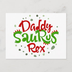 Cartão Postal Ilustração do pai Saurus Rex