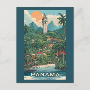 Cartão Postal Ilustração do Panamá