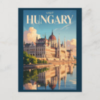 Ilustração do Parlamento da Hungria Arte de Viagem