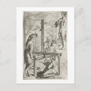 Cartão Postal Ilustração do Regimento de Prac de Vignola