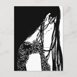 Cartão Postal Ilustração feminina parte 1