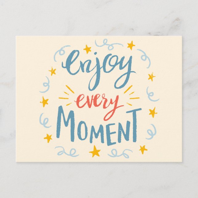 Cartão Postal ilustração fofa moderna da viagem de aquarela de v (Frente)