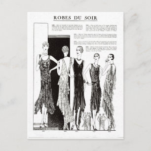 Cartão Postal Ilustração Francesa de 1920