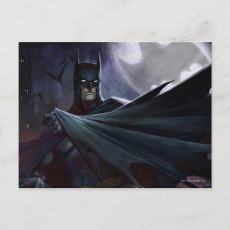 Cartão Postal Ilustração Infinita de Batman de Crise