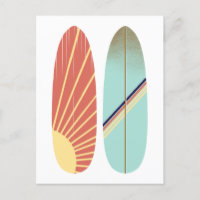 Ilustração legal do Surfboard Azul e Vermelho