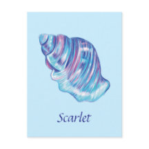 Ilustração personalizada da solha do oceano arco-í