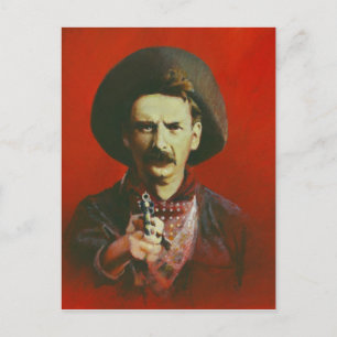 Cartão postal ilustrado Wild West