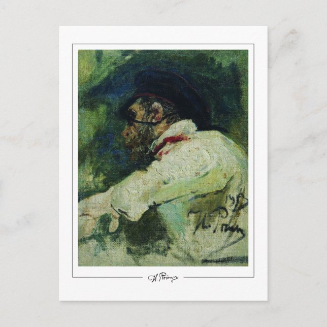 Cartão Postal Ilya Repin #17 - Cartão-postal de arte (Frente)