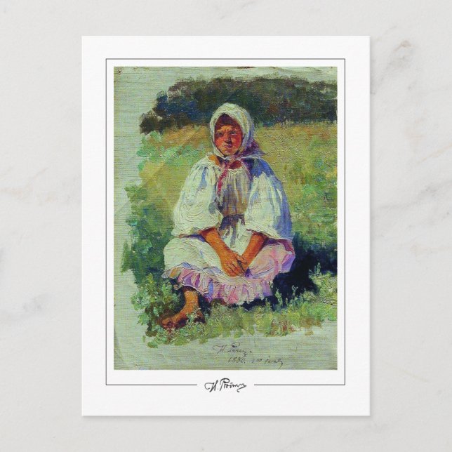 Cartão Postal Ilya Repin #28 - Cartão-postal de arte (Frente)