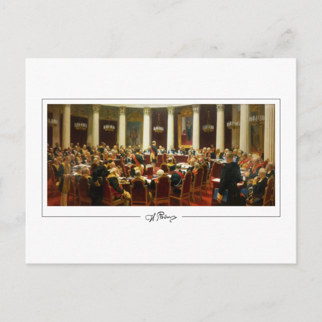 Cartão Postal Ilya Repin #31 - Cartão-postal de arte (Frente)