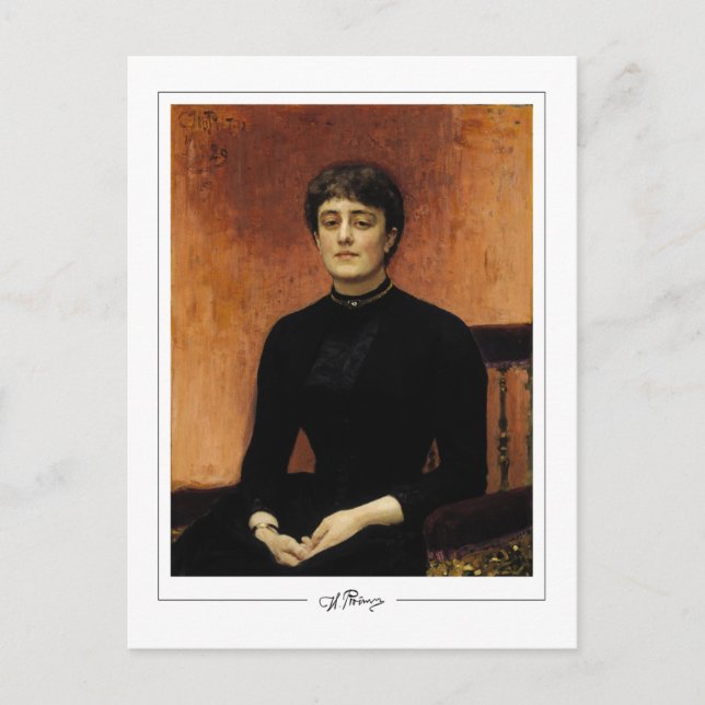 Cartão Postal Ilya Repin #34 - Cartão-postal de arte (Frente)