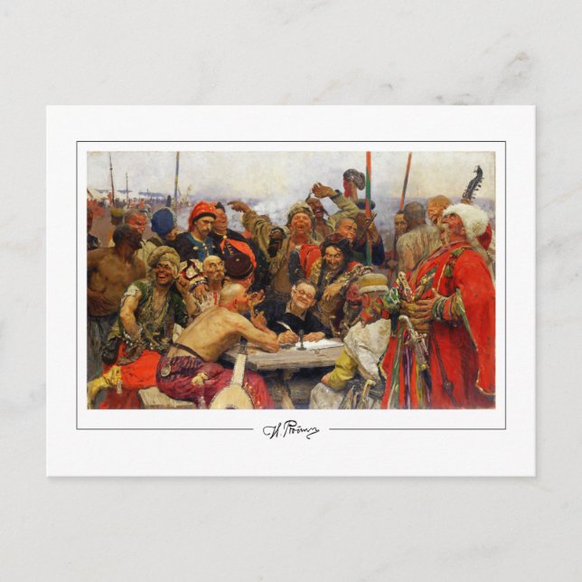 Cartão Postal Ilya Repin #788 - Cartão-postal de arte (Frente)