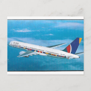 Cartão Postal Ilyushin IL-96-300 Air 2000 Vintage Companhias Aér