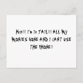 Cartão Postal Im Na Cadeia J/K