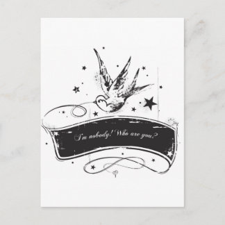 Cartão Postal "I'm nobody. Who are you?"