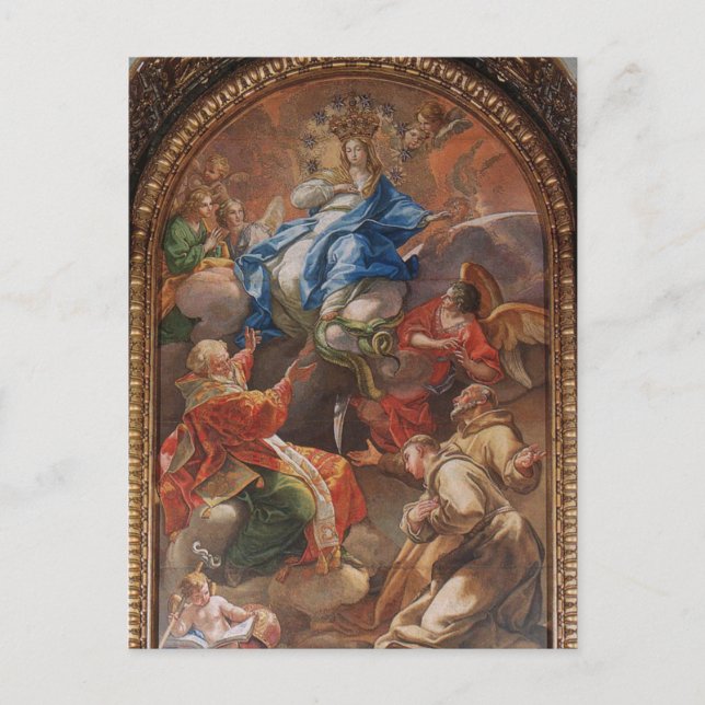 Cartão Postal Imaculada Conceição de Maria (Frente)