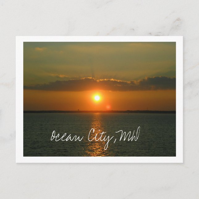 Cartão Postal Imagem 1339, Ocean City, MD (Frente)