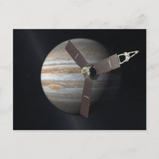 Cartão Postal Imagem artística de JUNO orbiter em Júpiter