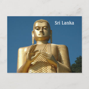 Cartão Postal Imagem Buda Dourada
