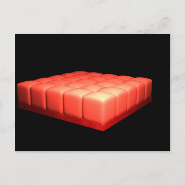 Cartão Postal Imagem Conceitual Da Simples Epithelia Cuboidal (Frente)