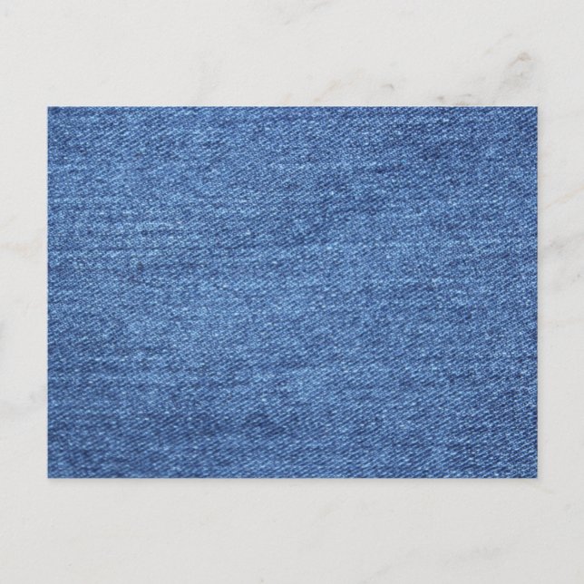 Cartão Postal Imagem de aparência de textura branca azul de deni (Frente)
