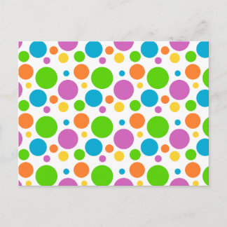 Cartão Postal Imagem de bolinhas