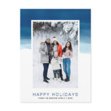 Imagem de Feriado Feliz de Onda Azul Watercolor