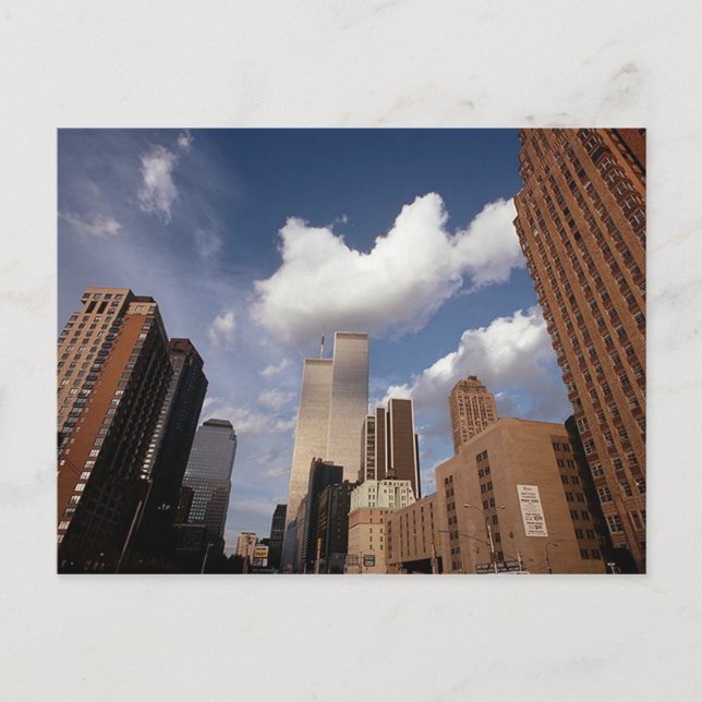 Cartão Postal Imagem de Reflexão do Cartão-Postal das Torres Gêm (Frente)